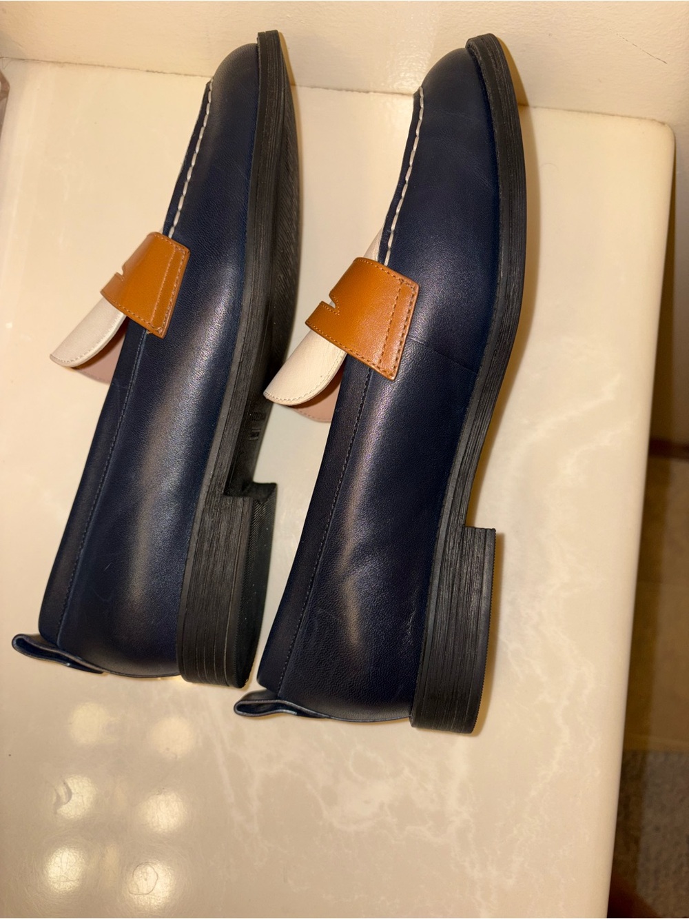 Cole Haan Women’s Tri-Tone Leather Penny Loafers 7.5 - Picture 7 of 11